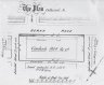 The plan of the site where the Church stands prior to it being built 