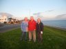 Enjoying the morning sun in Rhos-on-Sea 