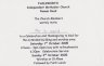 Clifford's invitation to the opening celebration in 2005 